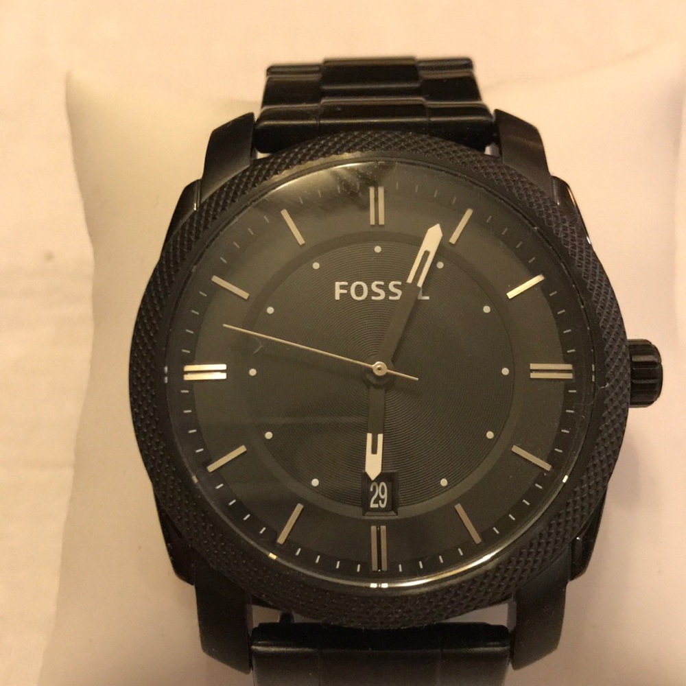 Fossil Mid-Size Machine Watch FS4775 Black-Out - Picture 4 of 6